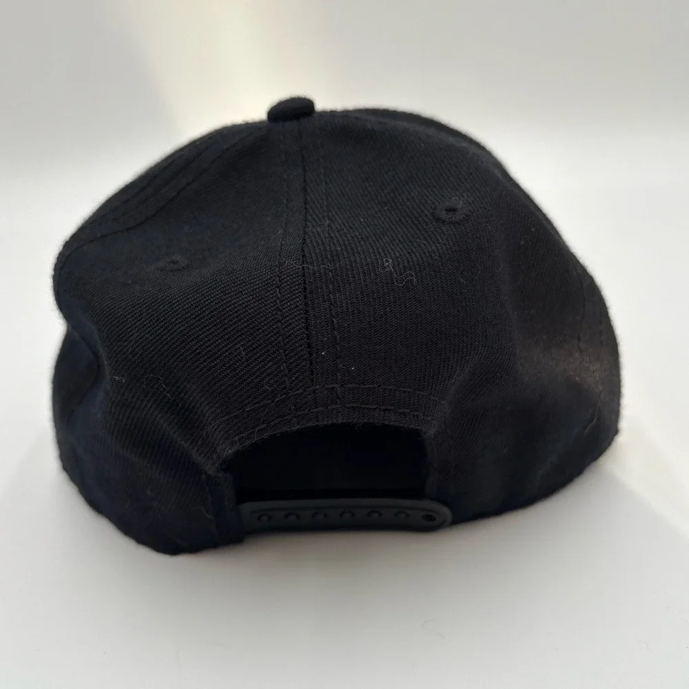 Pokémon Pikachu Black Snapback Hat Embroidered Logo Adjustable Cap
